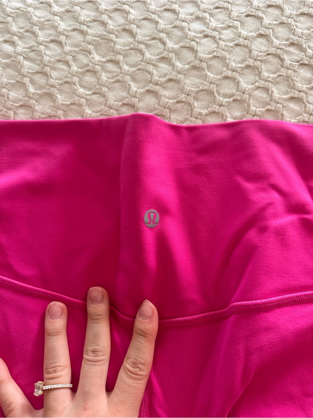 lululemon athletica Bright Pink High-Rise Leggings - Picture 4 of 4